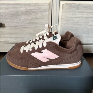 New Balance Brown and Pink sneakers